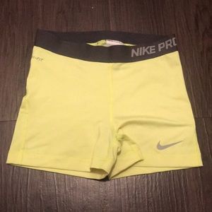 Nike Pro Dri-Fit 3 inch inseam compression shorts
